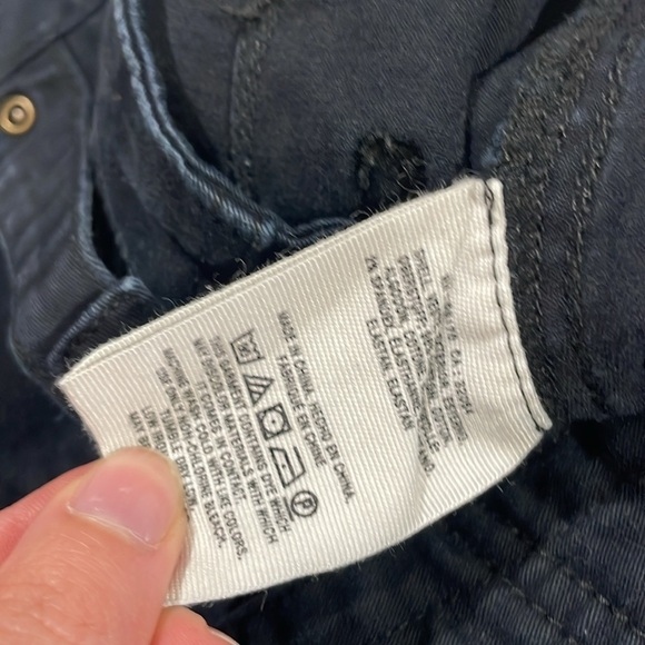 Anthropologie Dark Navy Utility Cropped Bootcut Pants - Picture 8 of 9